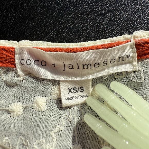 Boho Vintage Inspired XS/S Lace Fringe Kimono Whimsical Romantic Feminine Gypsy - Picture 7 of 9